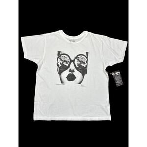 CPress Studio Flirting With Cowboys Mushie T-shirt Designer White Large